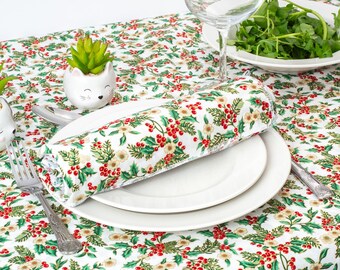 Floral Holly Berries - Table Linen Range