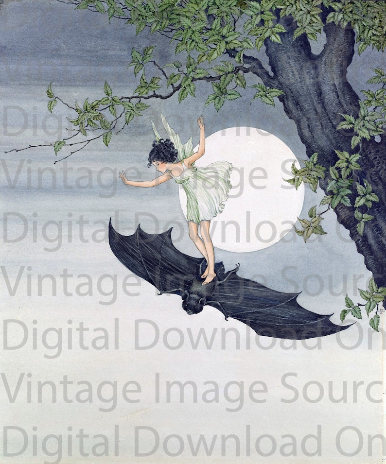DIGITAL DOWNLOAD Ida Rentoul Outhwaite 1920s Illustration image 1