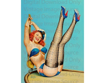 Petty Girl Pinup - Etsy