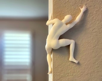 Unique Wall Decor, Modern Creative Decor, Climber Sculpture