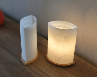 Unique Bedside Lamp, Handmade Nightlight, Minimalist table lamp