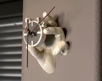 Minimalist Sculptural Wall Clock - Mid Century Modern Decor