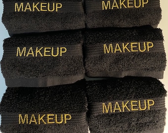 100% Cotton Makeup Hand Towel and Makeup Washcloth