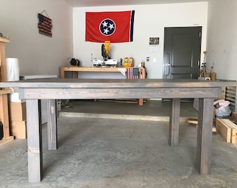 Farmhouse Table/ dining table/ table/ plans/ DIY/ PDF download/Digital