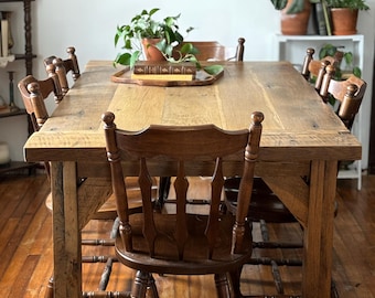 Reclaimed Wood Table Tops | White Oak | Handmade| Farmhouse | Table Top | Rustic | Cabin | Lodge