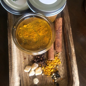 Electuary - Herbal infused honeys Golden milk and hibiscus