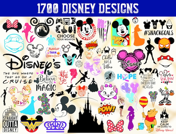 Download 1700 Disney Designs Fun Disney Bundle Disney Svg Bundle Etsy