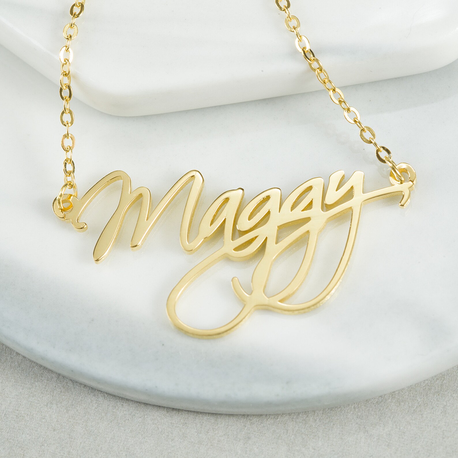 Custom Name Necklace, Sterling Silver Name Necklace, 18k Gold Plated Rose Gold Plated And 925k Sterling Silver Christmas Gift 397271286256091136