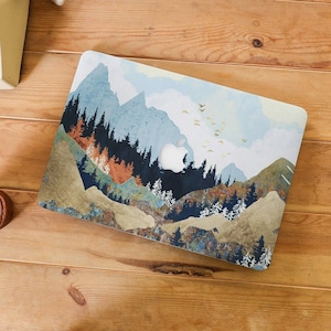 Schöne Landschaft MacBook Hülle für MacBook Pro 16 Mac Air 13, Custom MacBook Pro 13 14 15, Macbook M2 MacBook Air 15 Case Laptop Cover