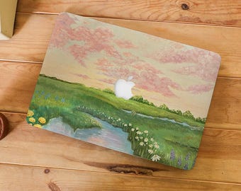 Capa de capa para MacBook com linda paisagem para MacBook Air 15 13 11, capa personalizada para Macbook Pro 13 14 15 16 M1 M2 M3 M4, capa para Macbook Air Pro