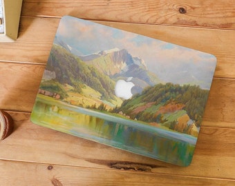 Oil Painting Landscape MacBook Case for MacBook Pro 16 Mac Air 15 13 A2941 A3113, Custom Macbook Pro 13 14 15 16, Laptop 2021 2022 Cover