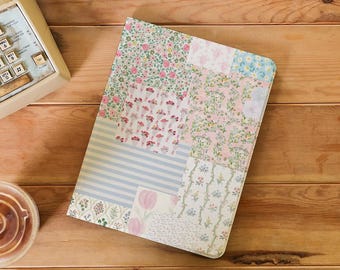 Trendy Floral Collage iPad Case With Pencil Holder for iPad Air 7 iPad 10 10.9" iPad 11 A16 Pro 11'' 12.9'' iPad 9/8,10.2", iPad mini Cover
