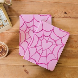 Pink Heart Spider Web iPad Case for iPad Air 5 iPad 10 10.9" 2022 iPad Pro 12.9'' 2021 Pro 11" 2022 iPad mini6 Case iPad Cover