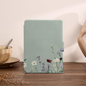 Wildflower Kindle-hoesje met riem Kindle Colorsoft-hoes Paperwhite 11e 12e Kindle Paperwhite 6,8'' 7'' hoes, uniek cadeau voor boekenliefhebber