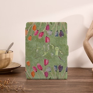Oil Painting Frog Kindle Case Kindle 10th 11th Generation 2022 Case Kindle Paperwhite 6.8'' 7'' Cover Kindle 2022 Cover, Kindle Cover Gift