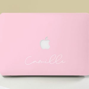 Pink Personalized MacBook Case for Air 15 Pro 13 inch,Custom Macbook case,Macbook Pro 14 16 M1 Case,Macbook Air 13 Case,MacBook 2022 Case