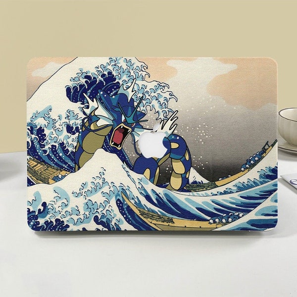 Sea Waves MacBook Case for Pro 13 inch,DragonCustom Macbook Hard Case,Cute Macbook Pro 14 16 M1 Case,Macbook Air 13 Case,MacBook 2022 Cover
