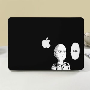 Anime Black Personalized MacBook Case for Air 15 Pro 13 inch,Custom Macbook case,Macbook Pro 14 16 M1 Case, Air 13 Case,MacBook 2023 Case