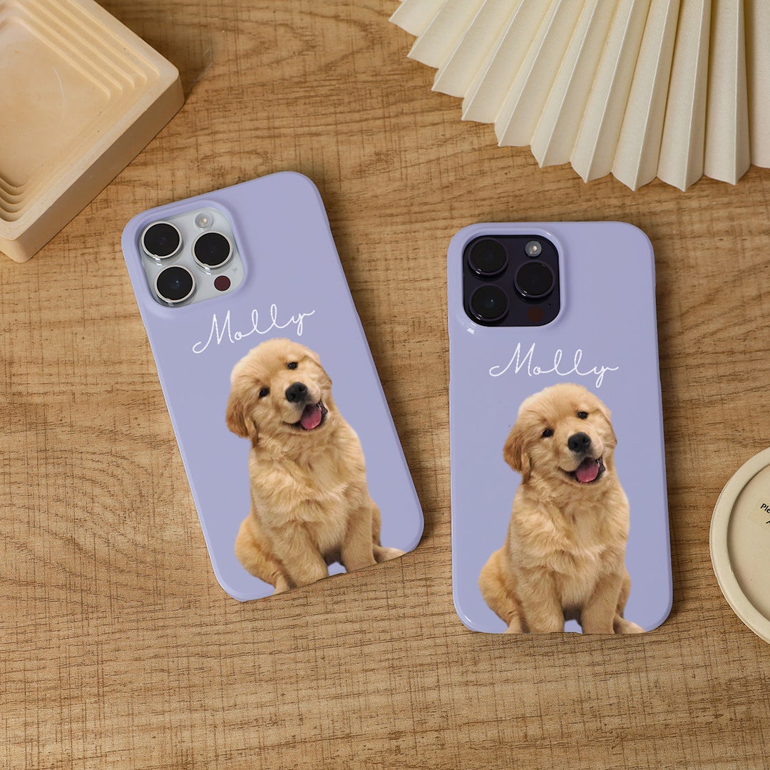 Personalized Pet Picture Dog Phone Case for iPhone 15 Pro Max 14 Pro