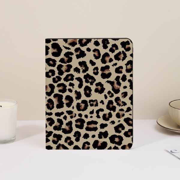 Leopard Print iPad Hülle,iPad Hülle mit Pen Slot,iPad Air 5 iPad 10 10.9" 2022 iPad Pro 12.9'' 2021 Pro 11" 2022 iPad mini 6 Hüllen