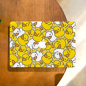 Cartoon Ducks MacBook Case for Pro 13 inch,Yellow Macbook Pro 14 15 16 M1 Case,Macbook Air 13 Case,MacBook 2022 Case,Protective Laptop Cover
