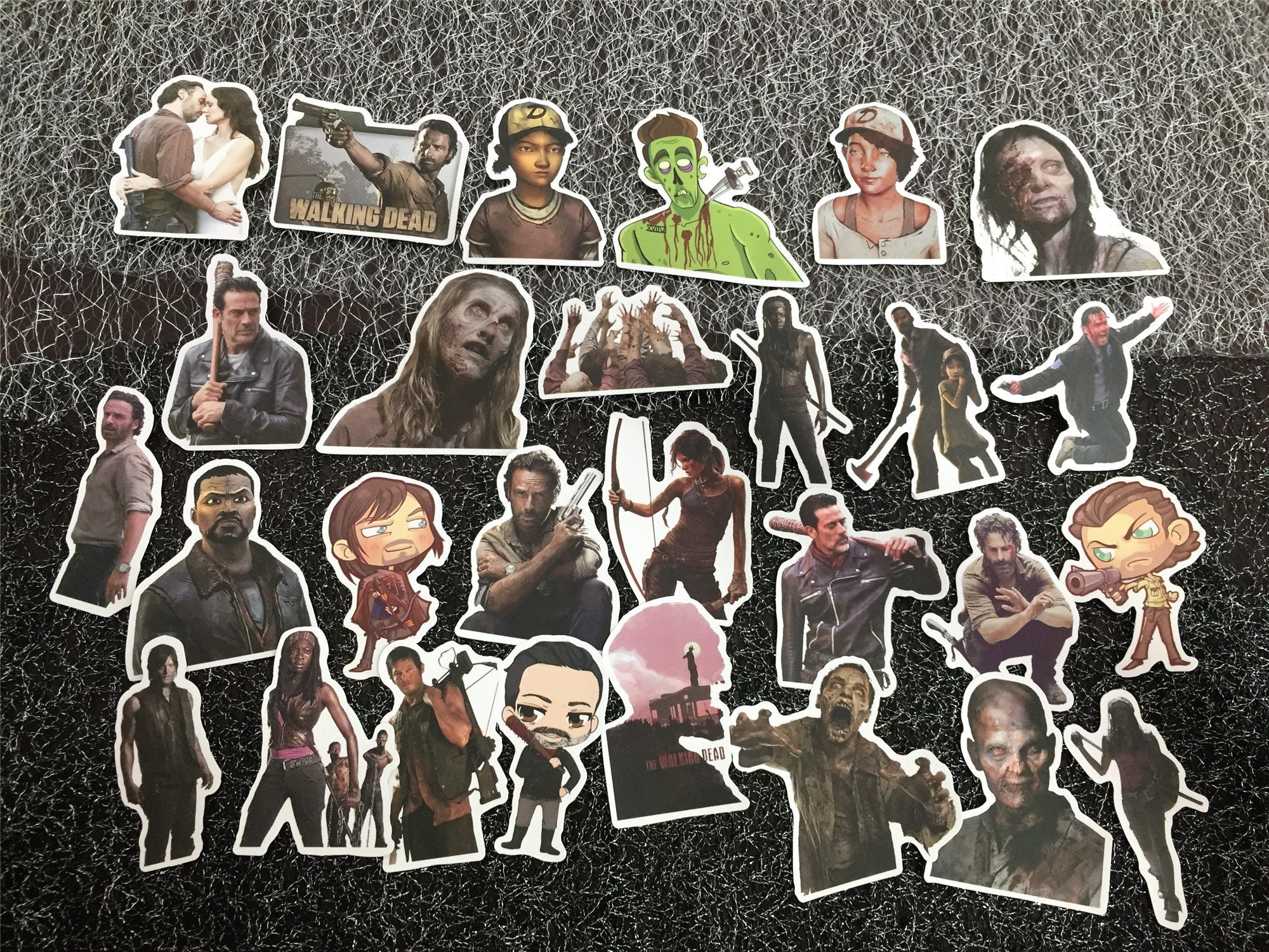 Pack de 50pcs The Walking Dead TV Horror STICKERS Vinyl Etsy