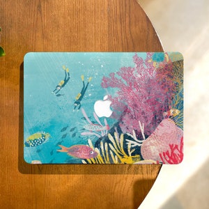 Underwater World MacBook Case for MacBook Pro 16 Mac Air 13, Custom Macbook Pro 13 14 15 , Macbook M2 MacBook Retina 15 Case Laptop Cover