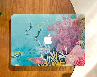 Underwater World MacBook Case for MacBook Pro 16 Mac Air 13, Custom Macbook Pro 13 14 15 , Macbook M2 M4 MacBook Retina 15 Case Laptop Cover