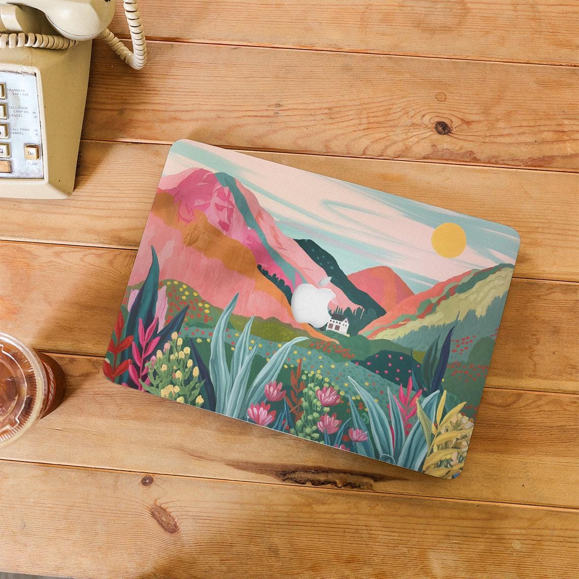Beautiful Village MacBook Case for MacBook Pro 16 Mac Air 13 15, Custom Macbook Pro 13 14 15 , Macbook M4 MacBook Air 15 Case Laptop Cover
