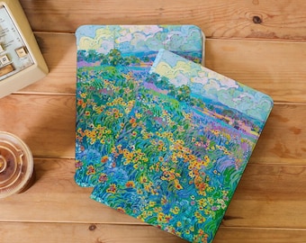 Oil Painting Field Custom iPad Cases for iPad iPad Air 6 7 2025 iPad 10 10.9" 2022 iPad 11 A16 iPad Pro 13'' 11" 2024 iPad mini 6 iPad Cover
