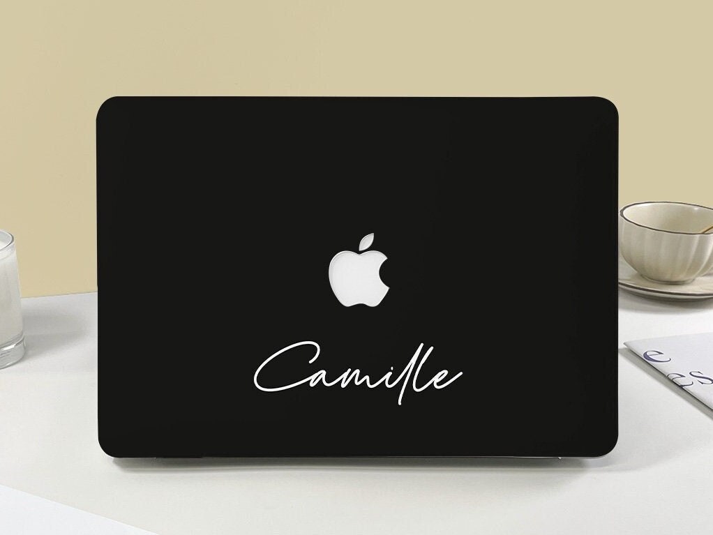 Black Personalized MacBook Case for Pro 13 Inch custom MacBook Case macbook Pro 14 16 M1 Case macbook Air 13 Case macbook 2023 Case Etsy