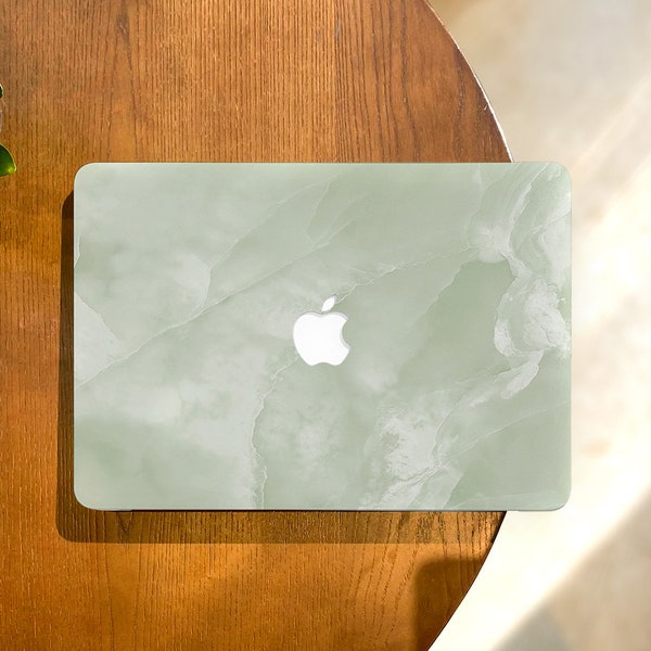 Green Marble MacBook Case for Air 15 13"Macbook Pro 14 15 16 M1 M2 Case,Macbook Pro 13 Case,MacBook 2022 Cover,Protective Laptop Hard Case