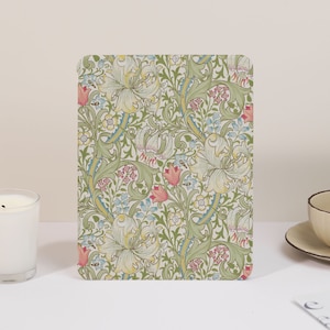 Retro Flower iPad Case,iPad Case with Pen Slot,iPad Air 5 iPad 10 10.9" 2022 iPad Pro 12.9'' 2021 Pro 11" 2022 iPad mini 6 Case,iPad Cover