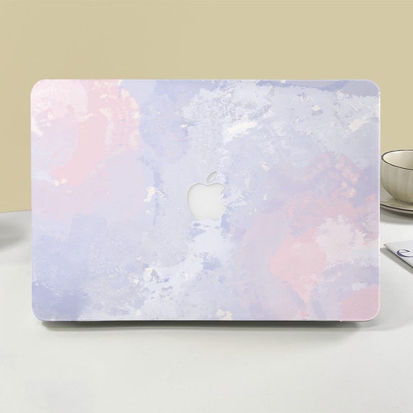 Purple Watercolour MacBook Air 13 Case, Custom Macbook Pro 14 Pro 15 Pro 16 Case, Macbook Pro 13 M2 Case, MacBook Retina15 Cover Laptop Case