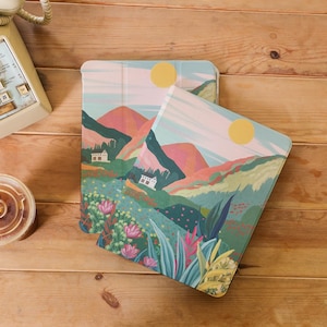Beautiful Villiage Personalized iPad Cases for iPad Air 4/5 iPad 10 10.9&quot; 2022 iPad Pro 12.9&#39;&#39; 2021 Pro 11&quot; 2022 iPad mini 6 Case iPad Cover