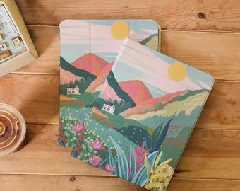 Beautiful Villiage Personalized iPad Cases for iPad Air 4/5 iPad 10 10.9&quot; 2022 iPad Pro 12.9&#39;&#39; 2021 Pro 11&quot; 2022 iPad mini 6 Case iPad Cover
