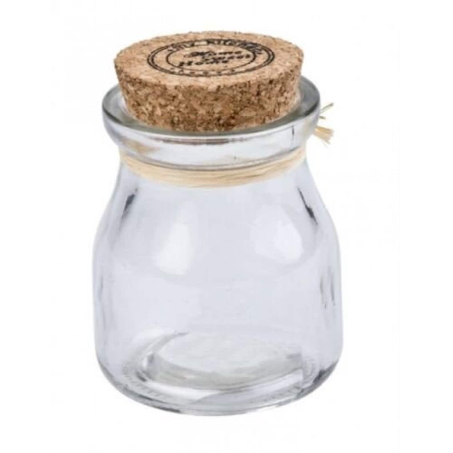 6 Piece Mini Glass Jars with Cork Lids Mini Spice Jars Cork Etsy