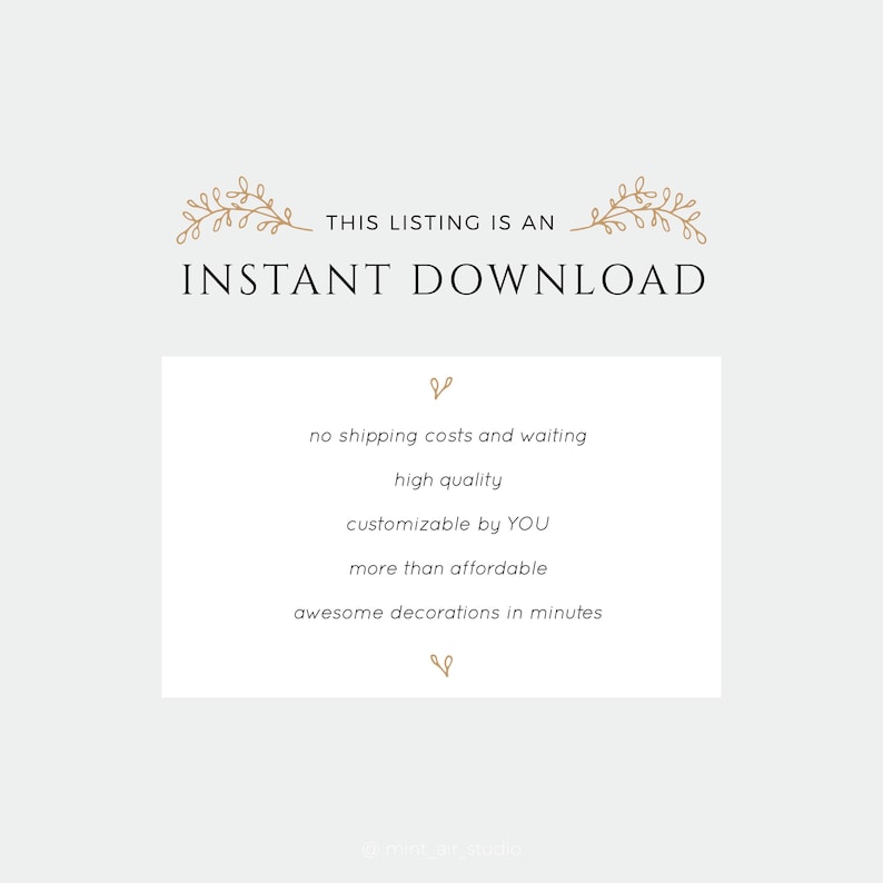 This listing is an instant download. No shipping costs and waiting. High quality. Customizable by you. More than affordable. Awesome designs in minutes.