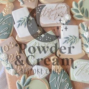 2 Doz Bridal Shower Cookies, Wedding Cookies, Custom Cookies, Wedding Gifts, Sugar Cookies, Wedding Favors, Engagement Party, Bridal Cookies