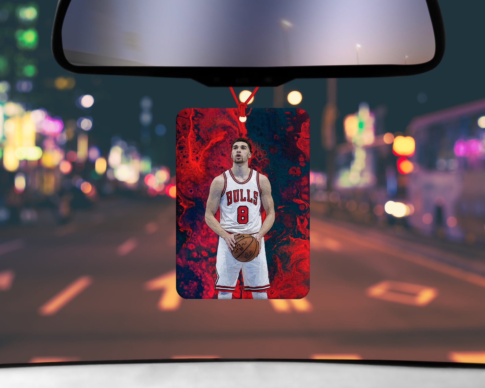 Zach LaVine Inspired Car Air Freshener National Basketball Etsy