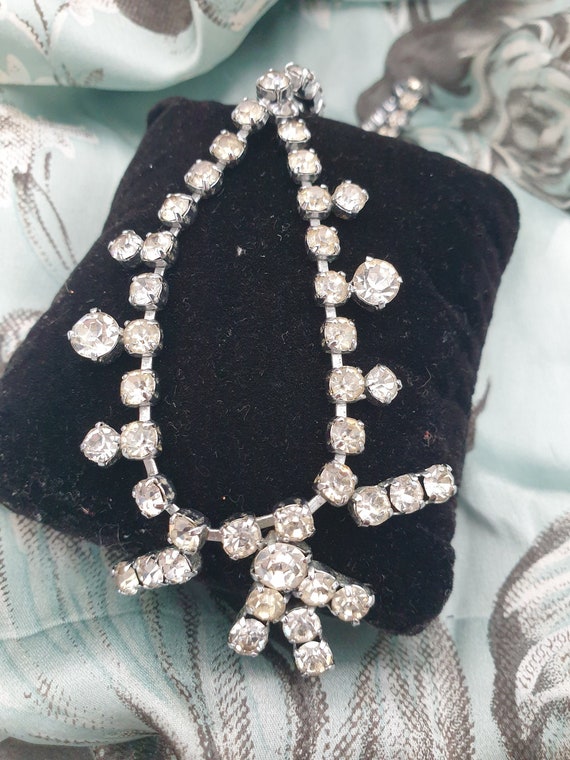 1950s Vintage Rhinestone Necklace