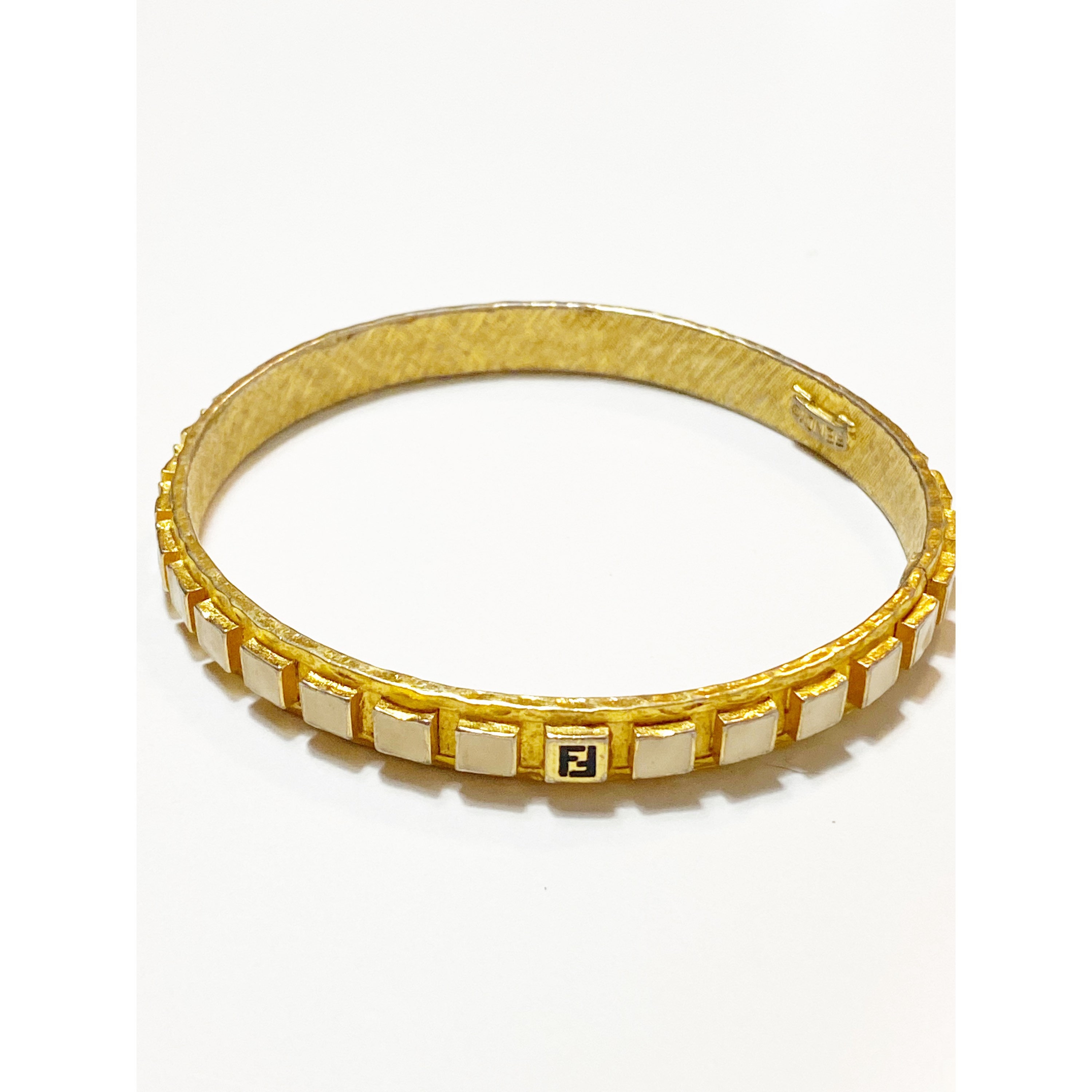 Gold fendi shop bracelet