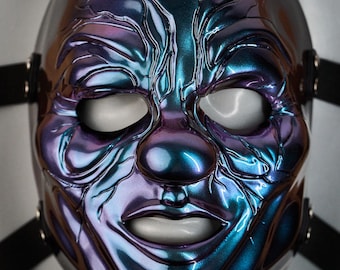 LIMITÉE (3 sur 6 disponibles) Masque de clown caméléon | Collectionneur de masques Slipknot | Nouveau masque de clown