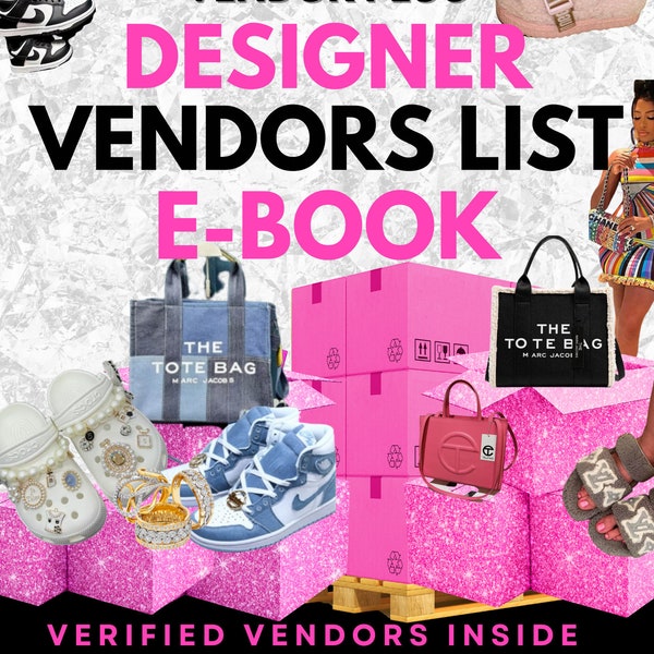 Verified Designer Vendors List Ebook For Boutiques