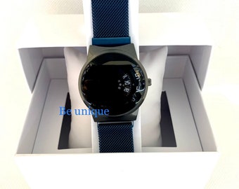 Police magnet belt watches sales