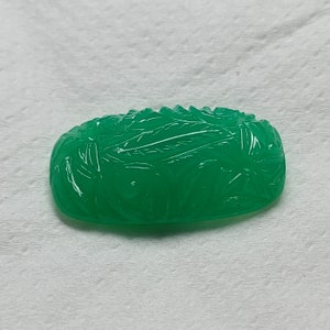 Chrysoprase, Natural Chrysoprase, Chrysoprase Carving, Size,14×25.5 MM Aprox, Direct Manufacture sale, CTS,19.80