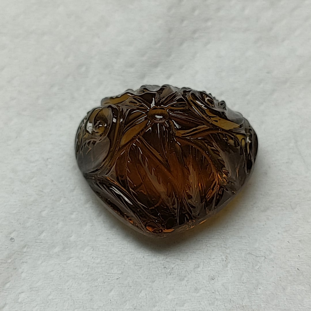 Honey Quartz Natural Honey Quartz Honey Quartz Carving Etsy