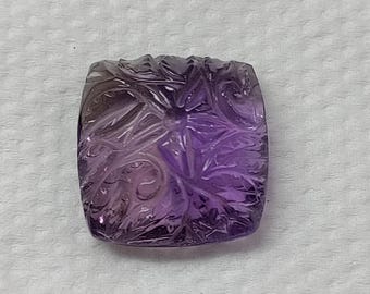 Talla de ametrino con corte cojín: piedra preciosa natural para la fabricación de joyas