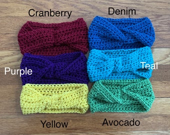 Twisted Crochet Headband/Ear Warmer