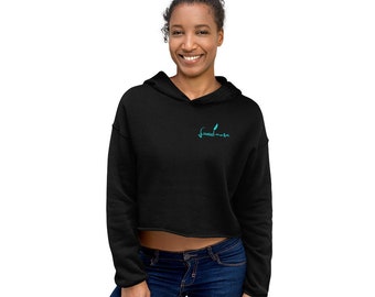 Love Yourself Crop Hoodie